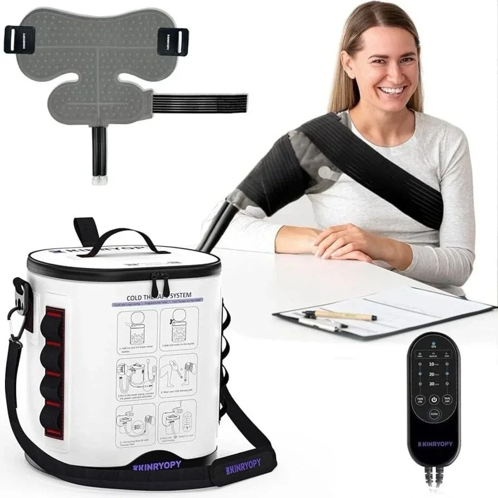 Kinryopy Cold Therapy Machine for Shoulder Programmable Timer Portab Ice Machine
